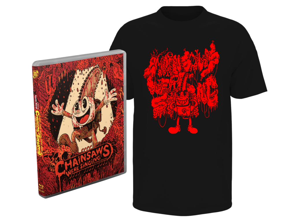 GUTS BUNDLE Chainsaws Were Singing Bluray + T-Shirt