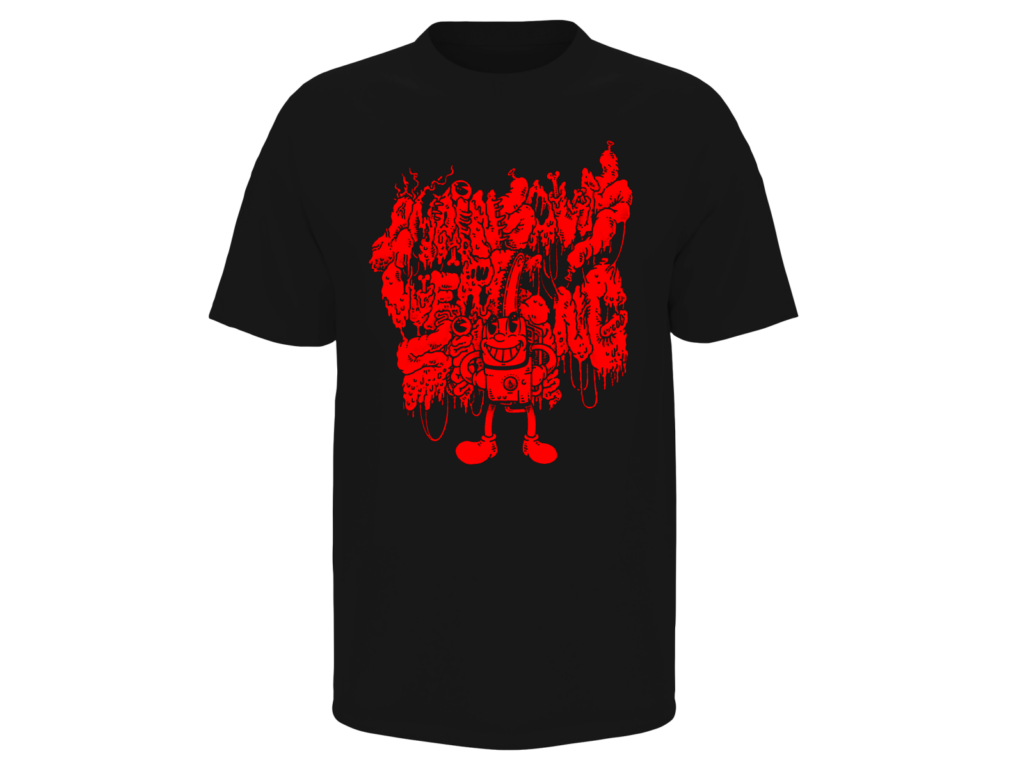 Chainsaws Were Singing Black T-Shirt