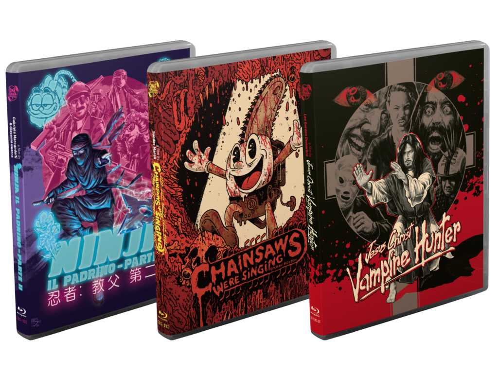BLURAY BUNDLE - Ninja il Padrino - Parte II + Chainsaws Were Singing + Jesus Christ Vampire Hunter